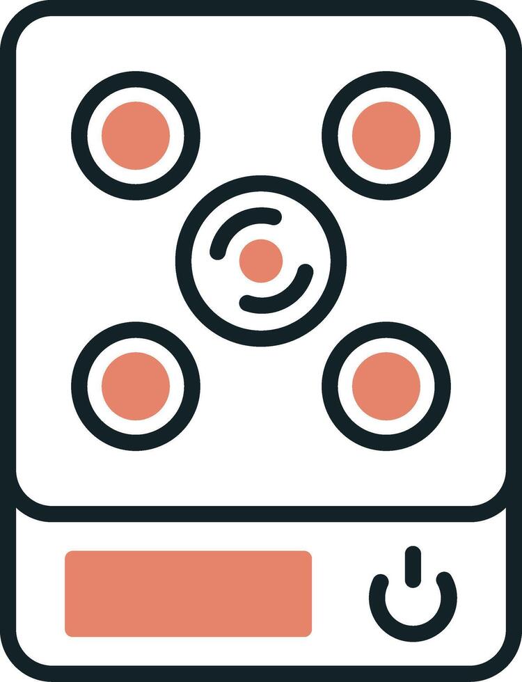 Induction Stove Vecto Icon vector