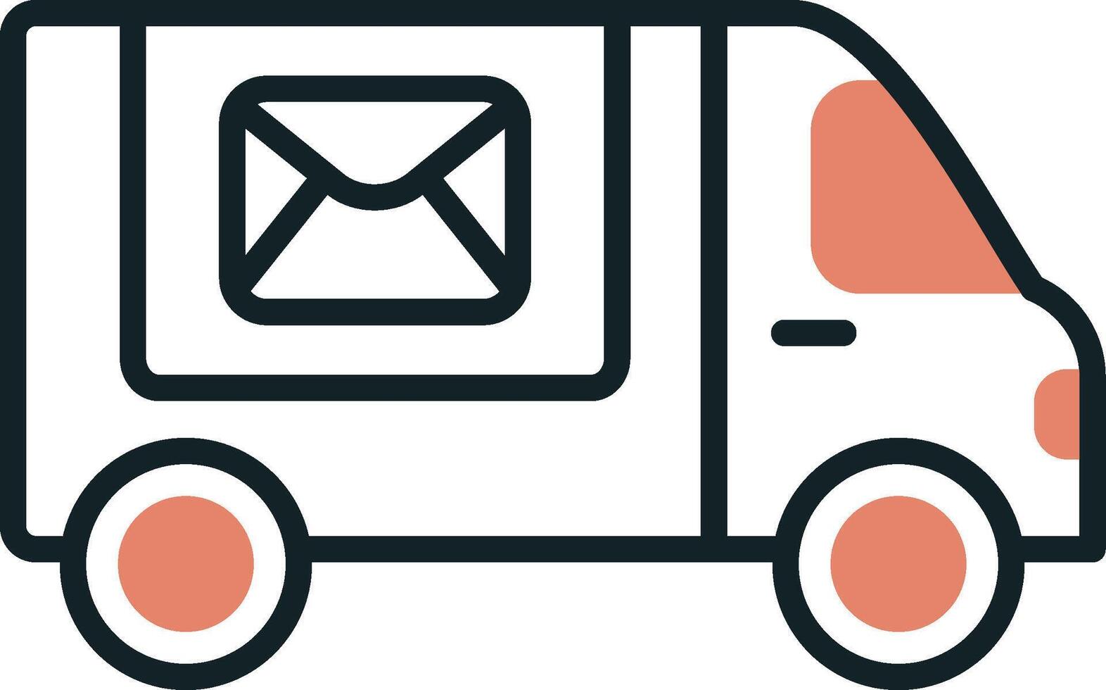 Postal Delivery Vecto Icon vector