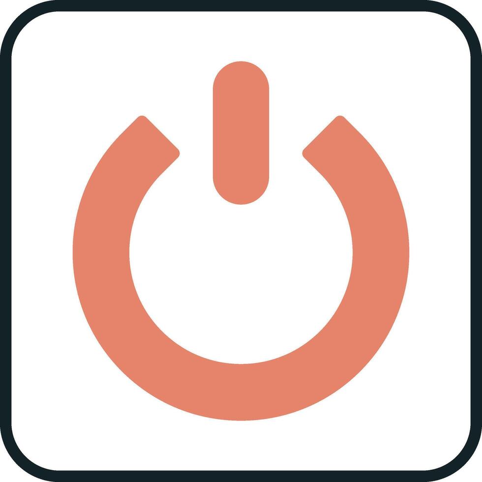 Power Button Vecto Icon vector