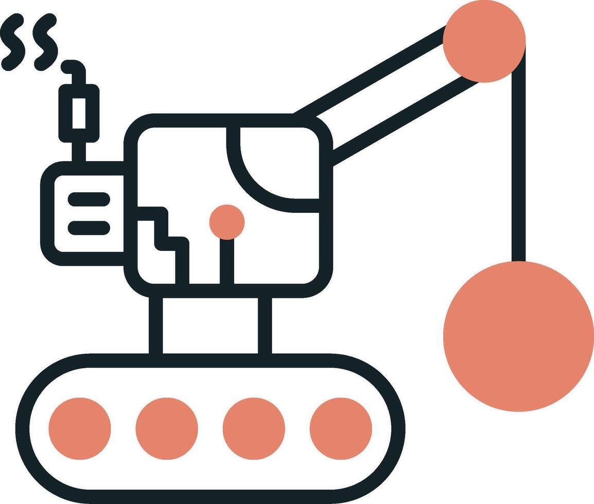 Wrecking Ball Vecto Icon vector