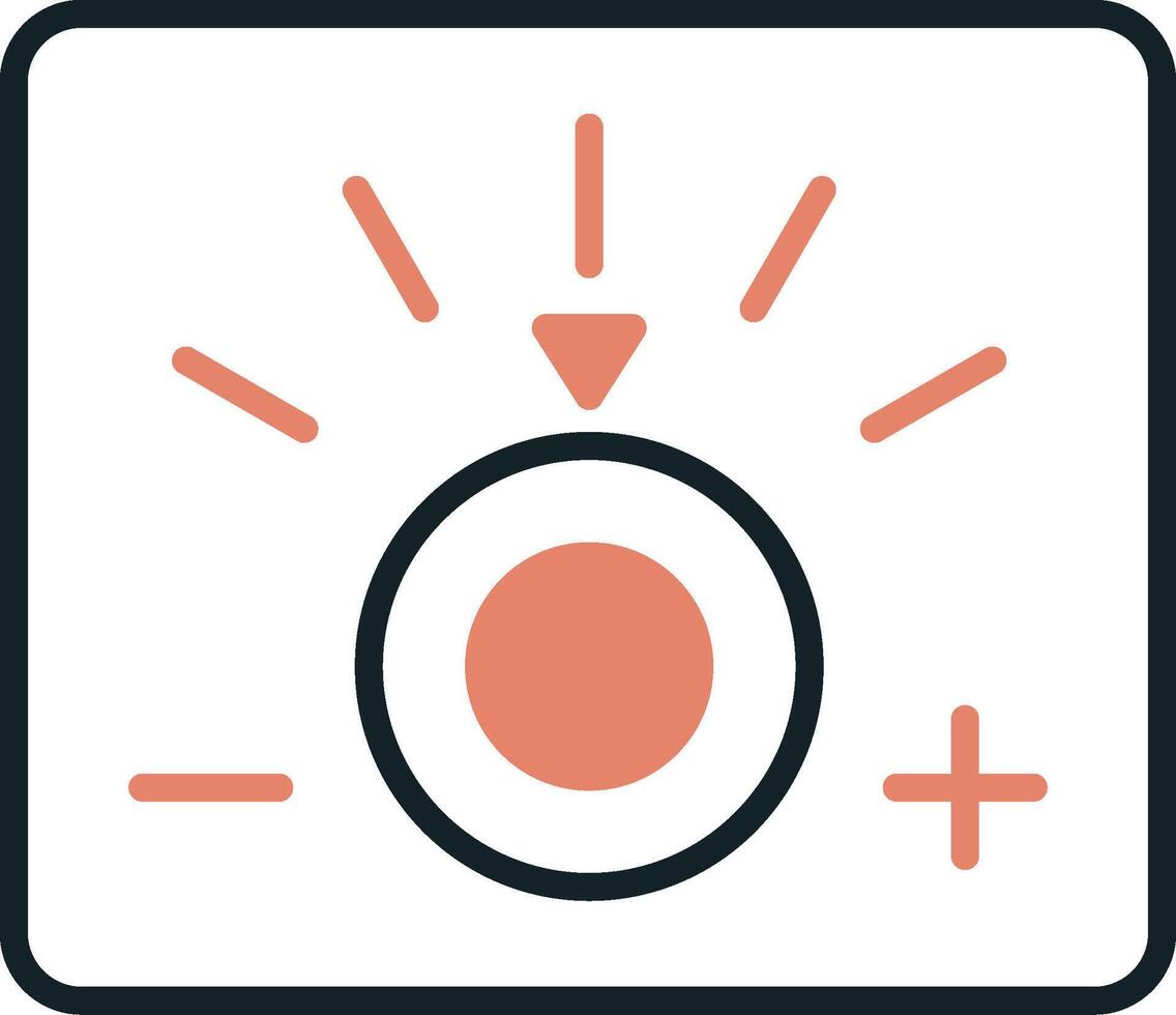 Dimmer Vecto Icon vector