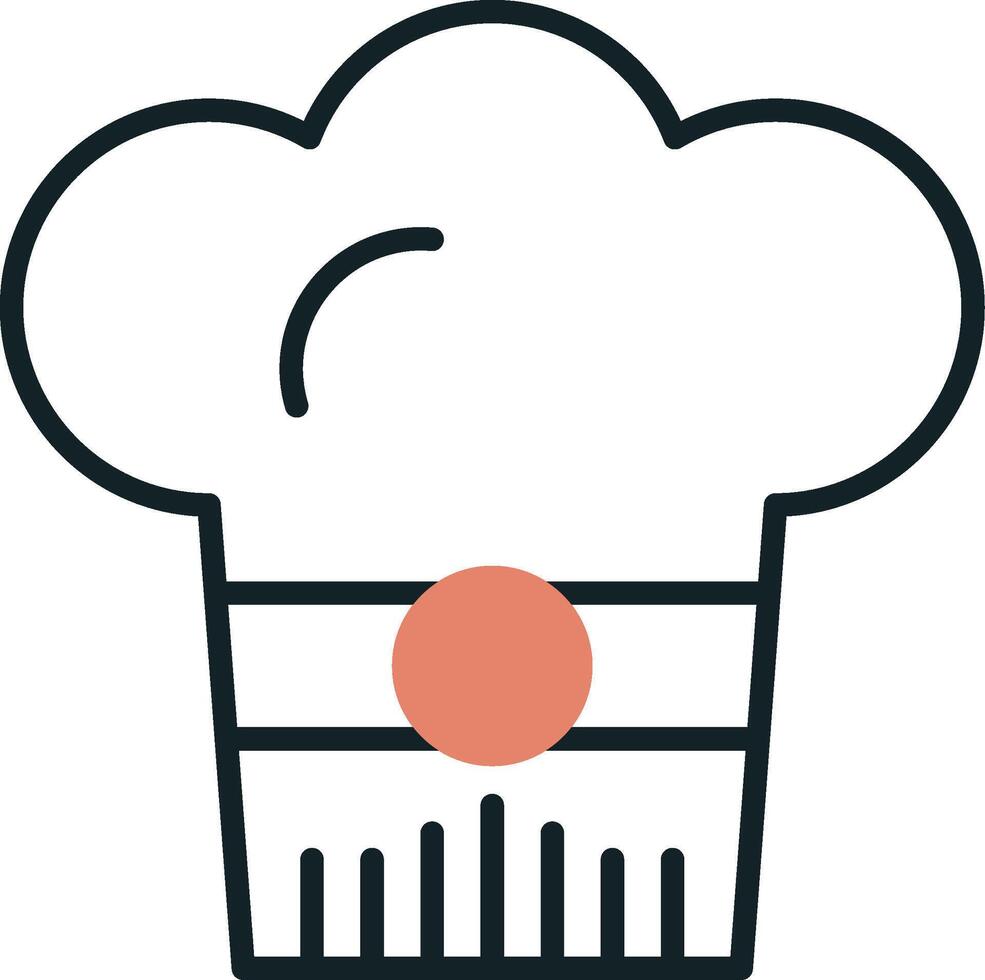 Chef Hat Vecto Icon vector