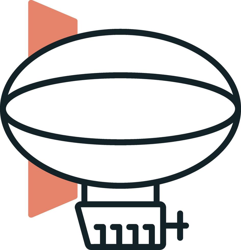 Blimp Vecto Icon vector