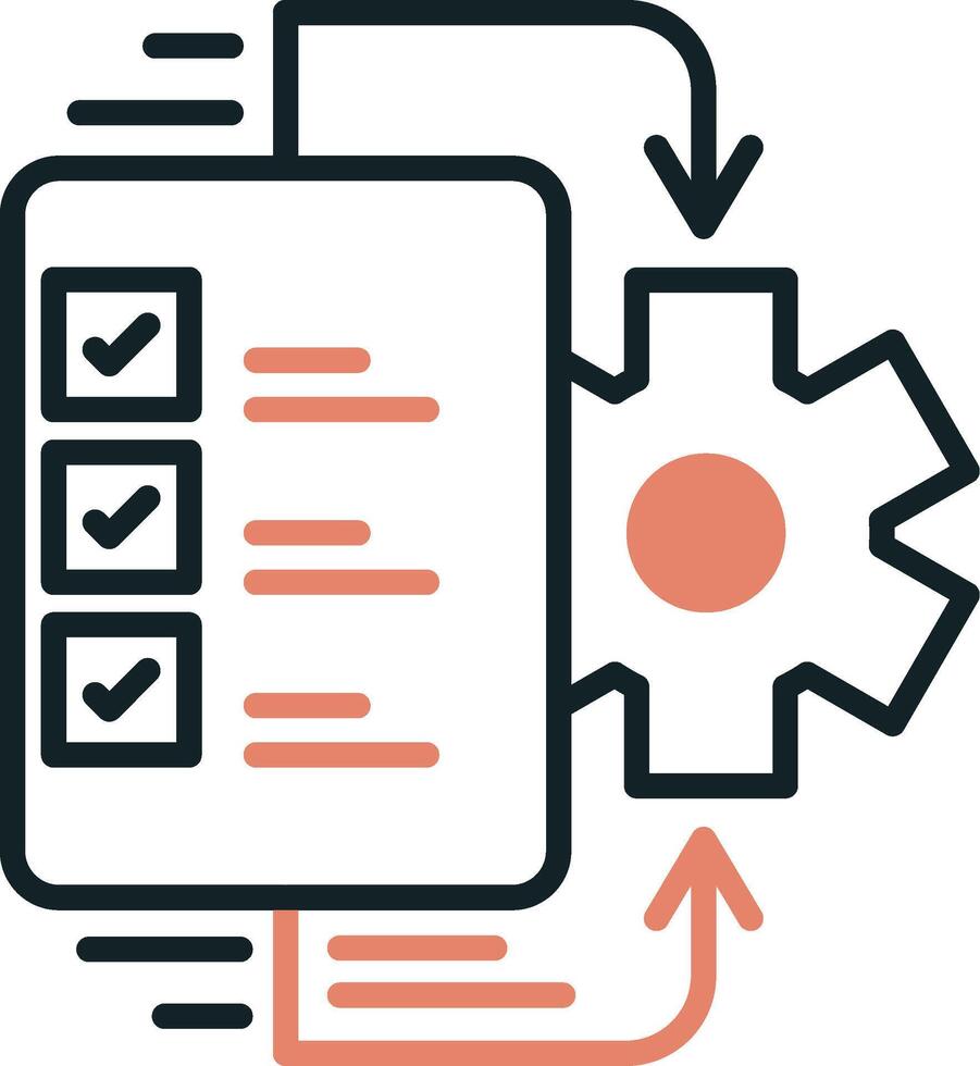 Workflow Vecto Icon vector