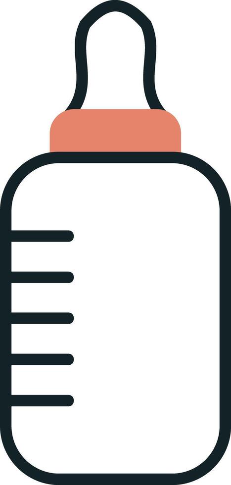 Baby Bottle Vecto Icon vector