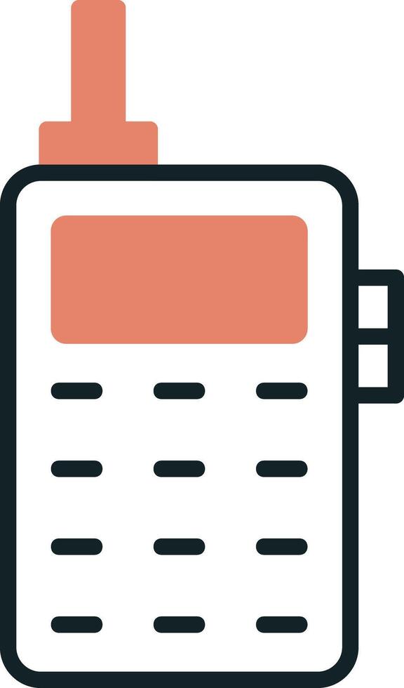 Old Phone Vecto Icon vector