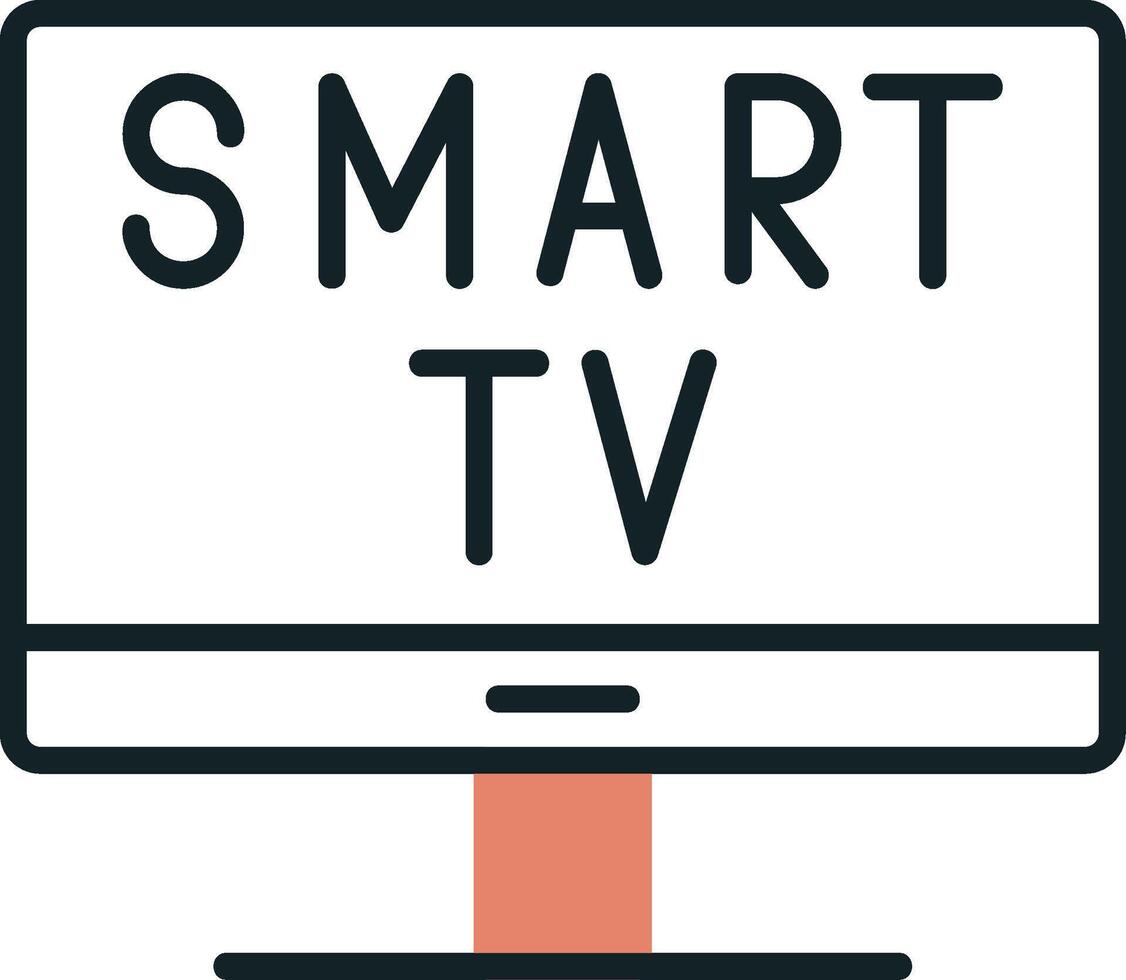 Smart Tv Vecto Icon vector