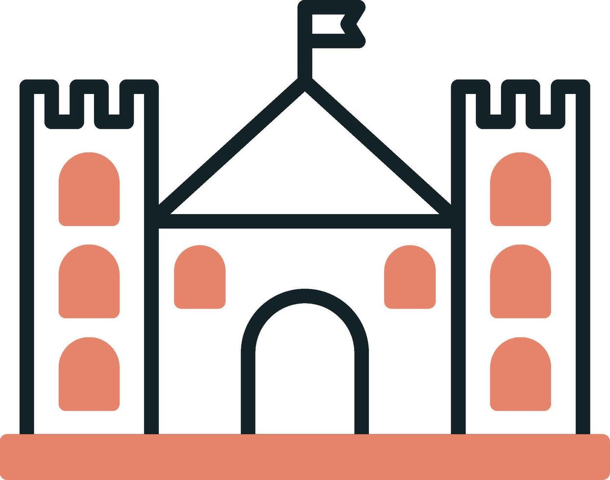 Castle Vecto Icon vector