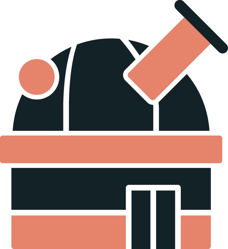 Space Observatory Vecto Icon vector