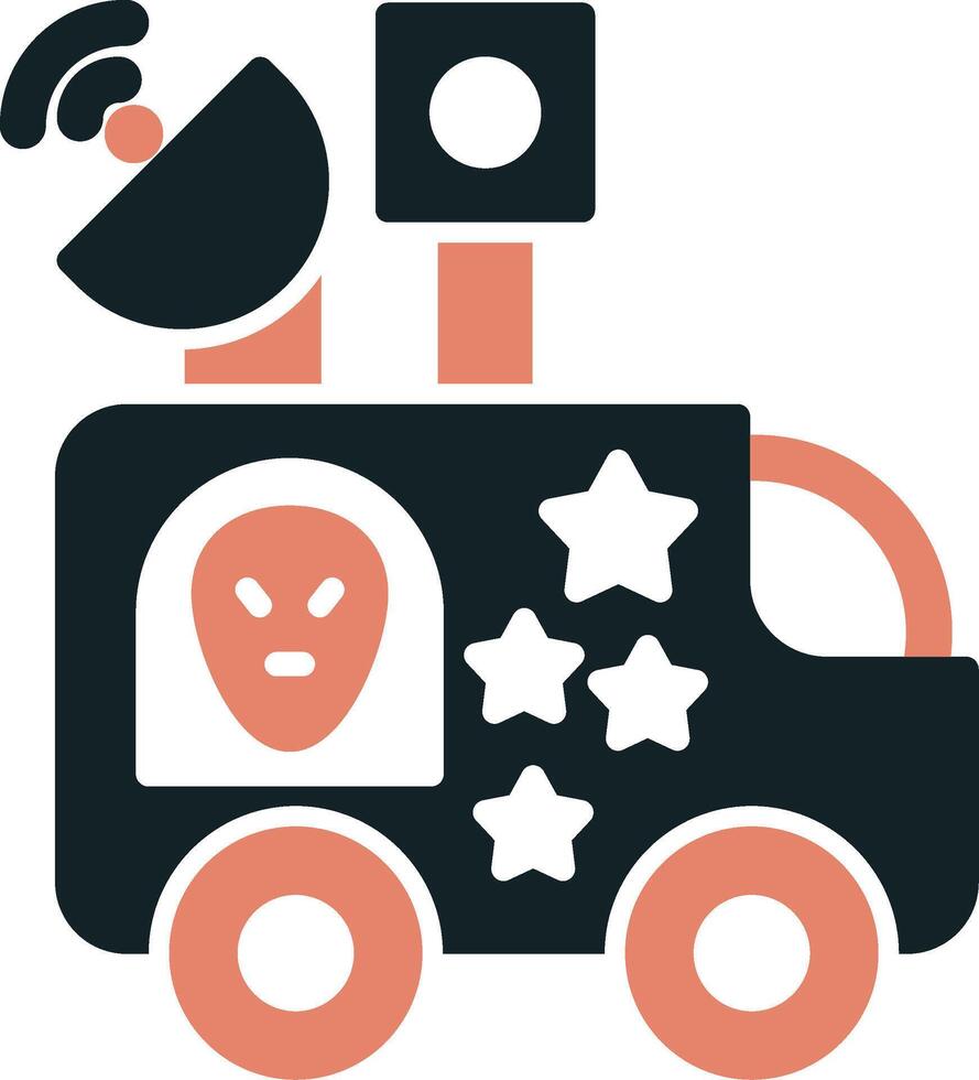 News Van Vecto Icon vector