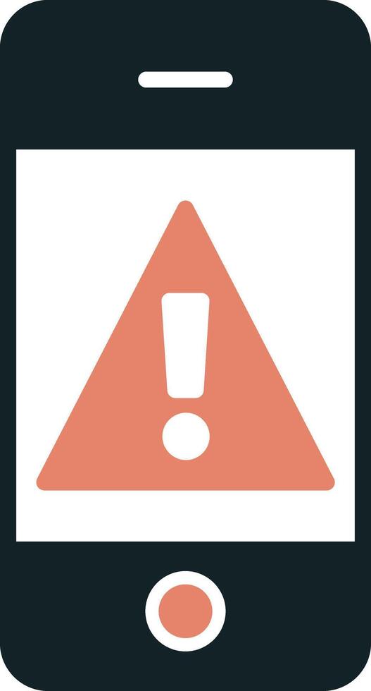Mobile Alert Vecto Icon vector