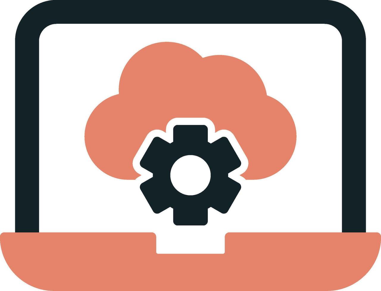 Cloud Computing Vecto Icon vector