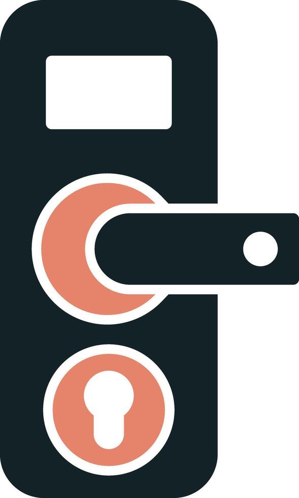 Door Lock Vecto Icon vector
