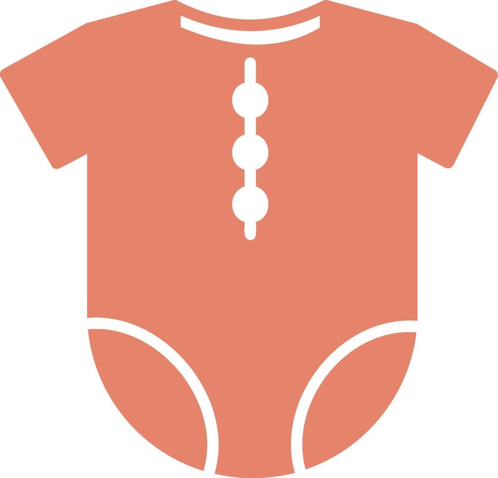 Baby Outfit Vecto Icon vector