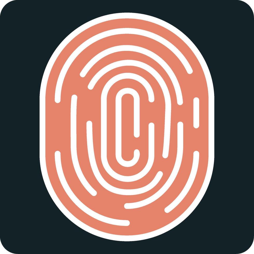 Fingerprint Vecto Icon vector