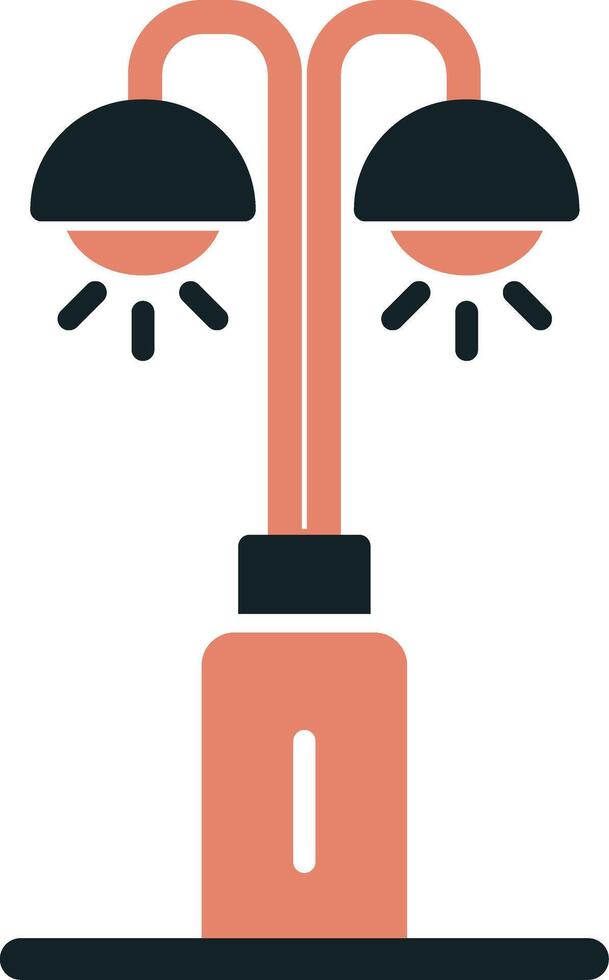 Park Lamp Vecto Icon vector