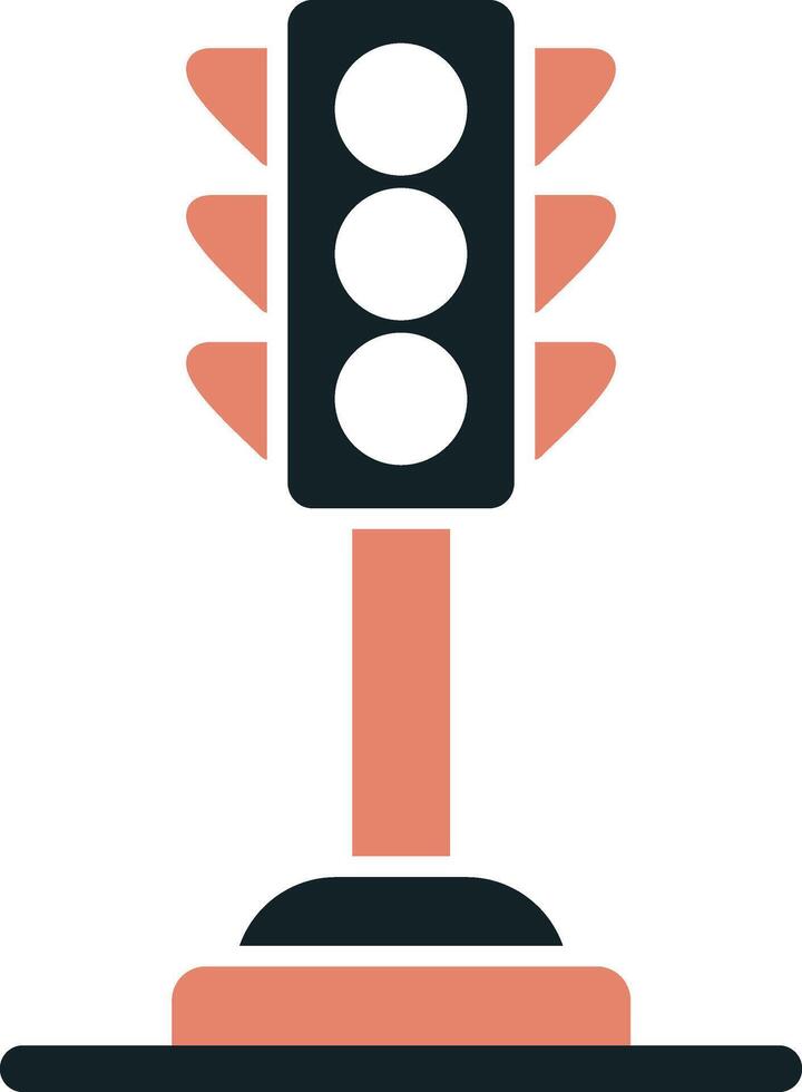 Traffic light Vecto Icon vector