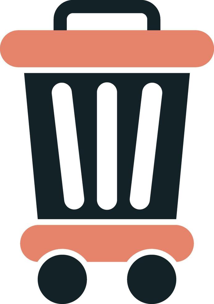 Trash Bin Vecto Icon vector