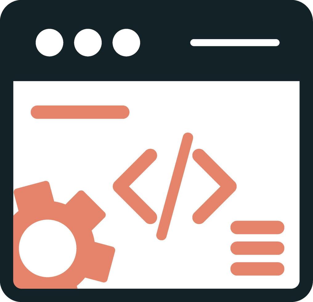 Web Development Vecto Icon vector