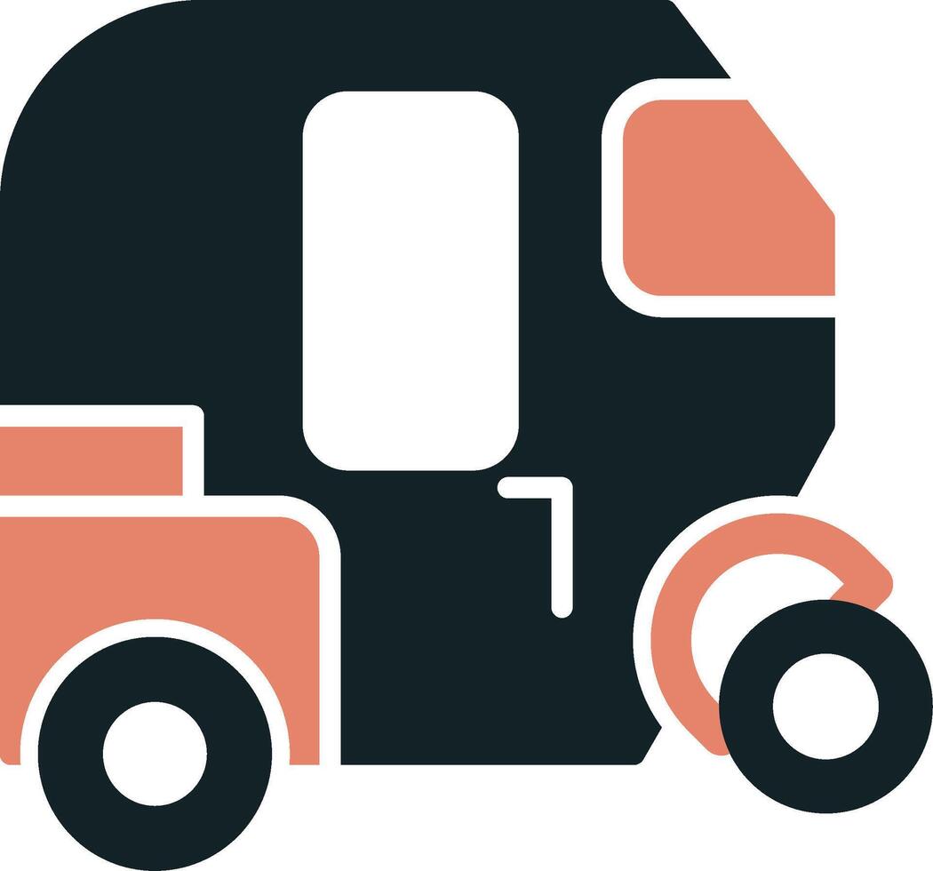 Tuk Tuk Vecto Icon vector