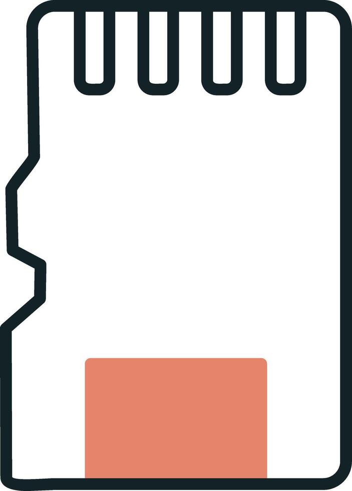 Sd Card Vecto Icon vector
