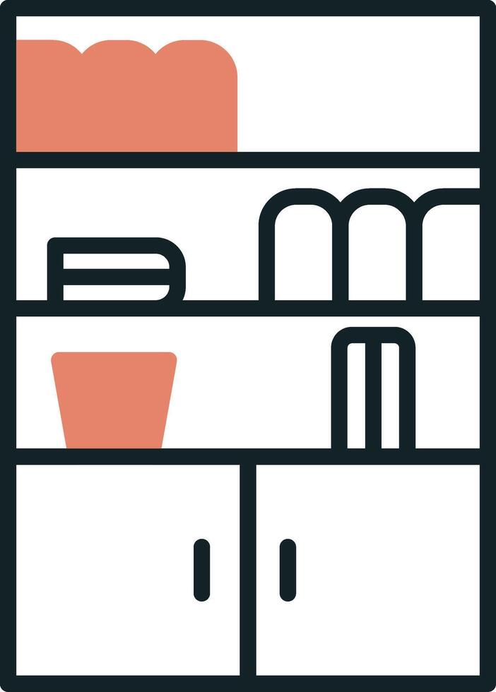 Cupboard Vecto Icon vector