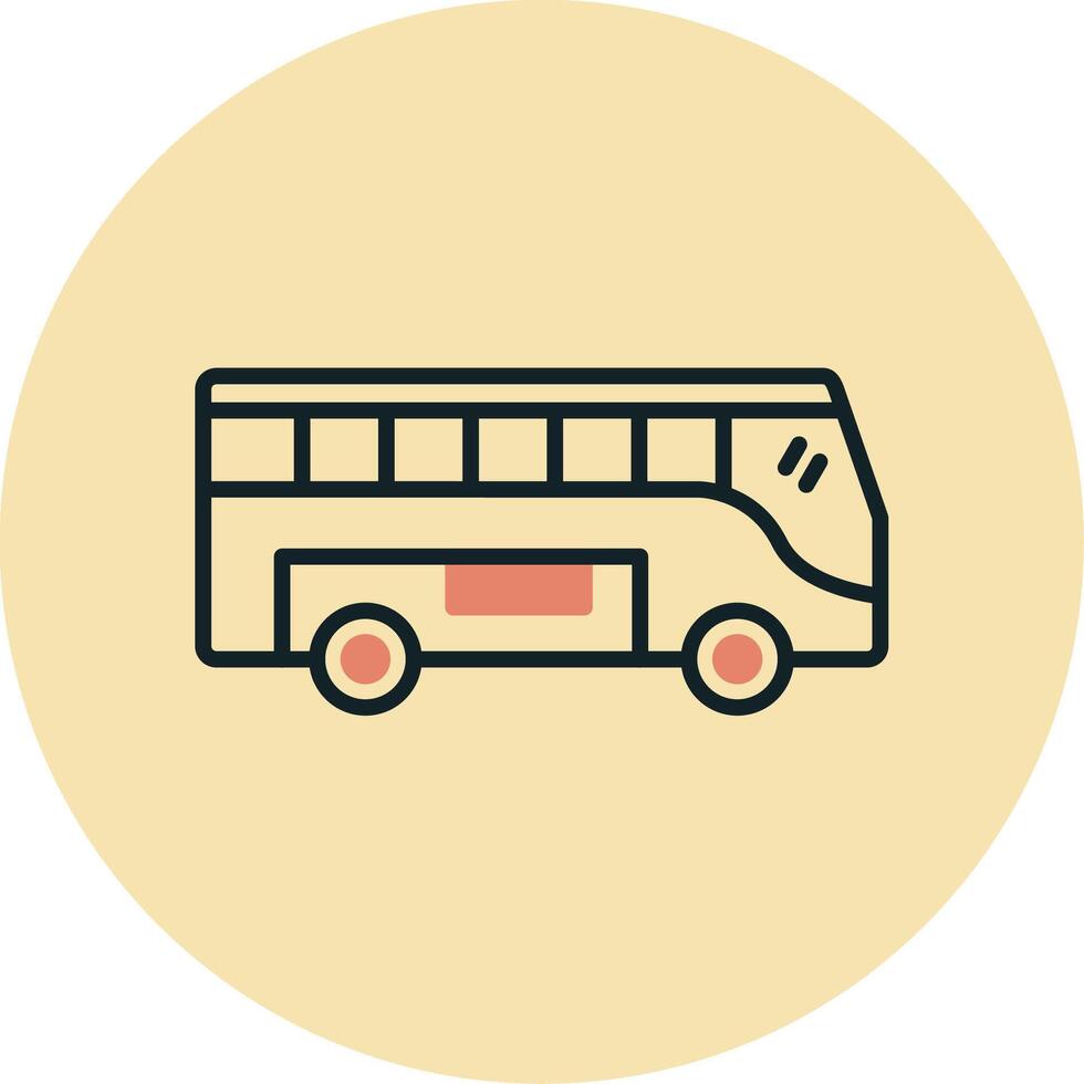 autobús vecto icono vector