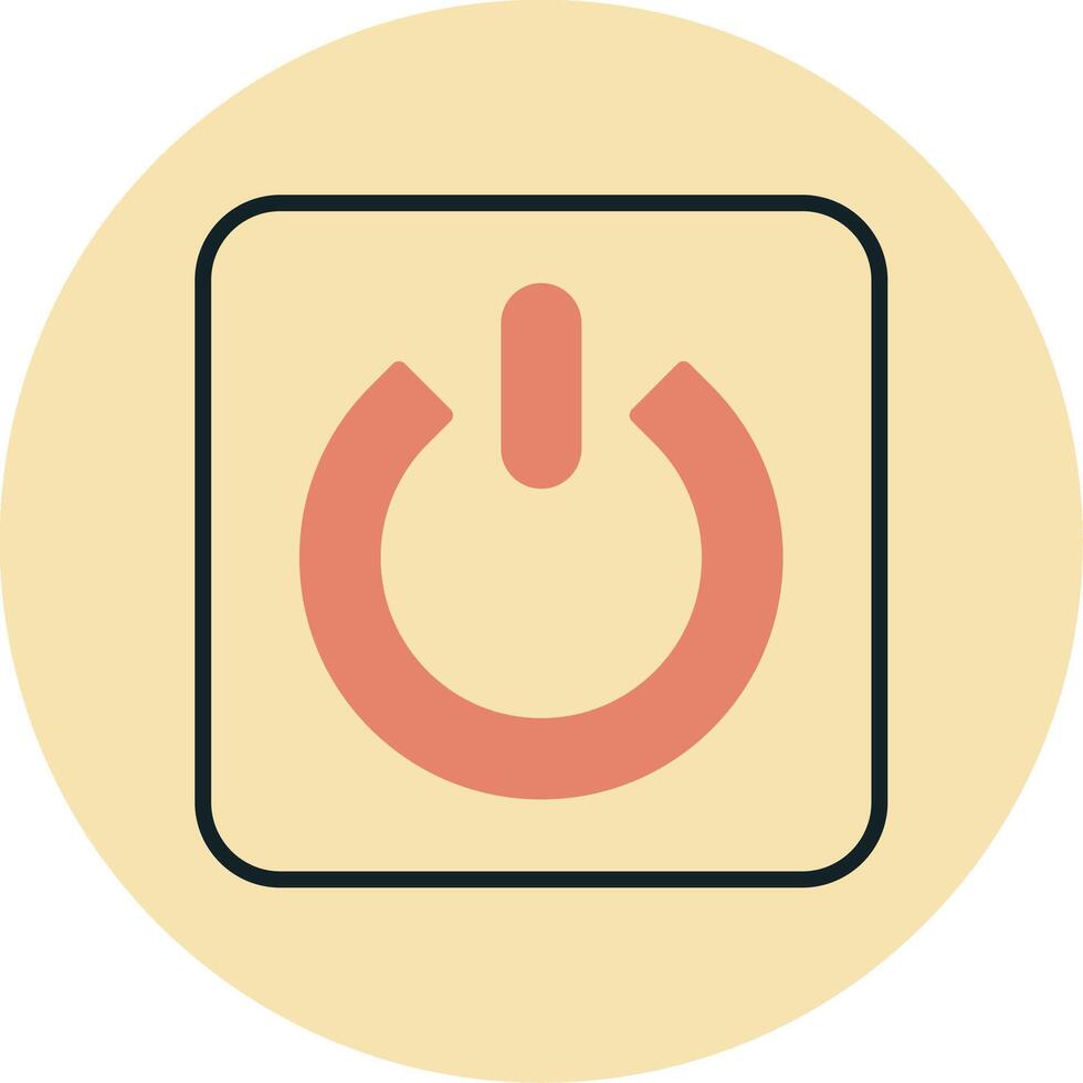 Power Button Vecto Icon vector