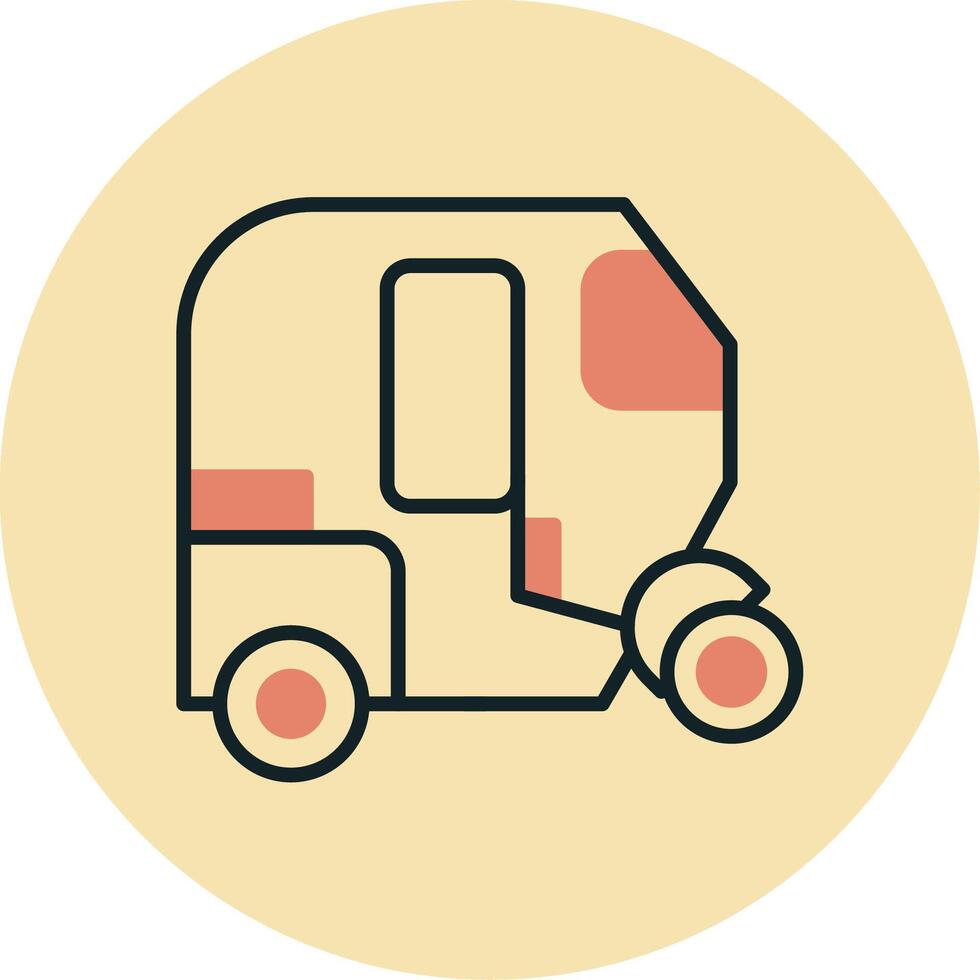 Tuk Tuk Vecto Icon vector