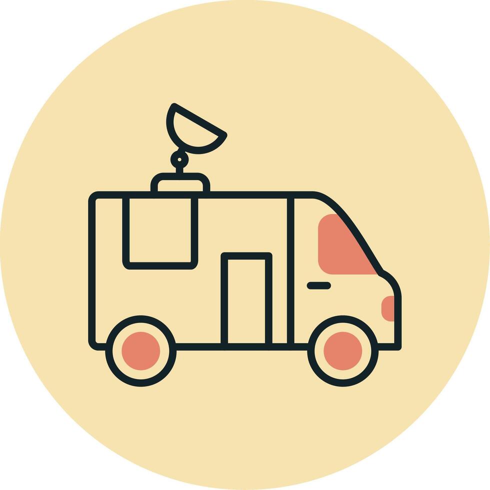 News Van Vecto Icon vector