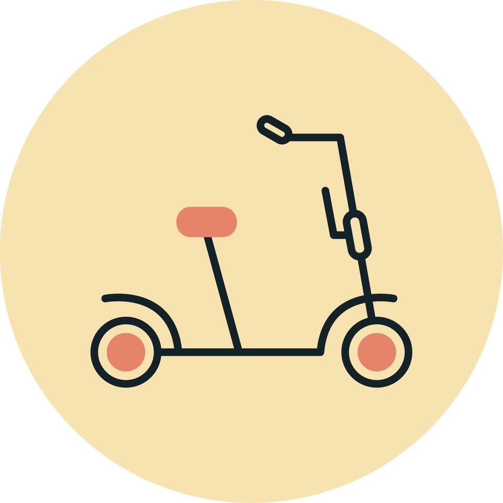 Kick Scooter Vecto Icon vector