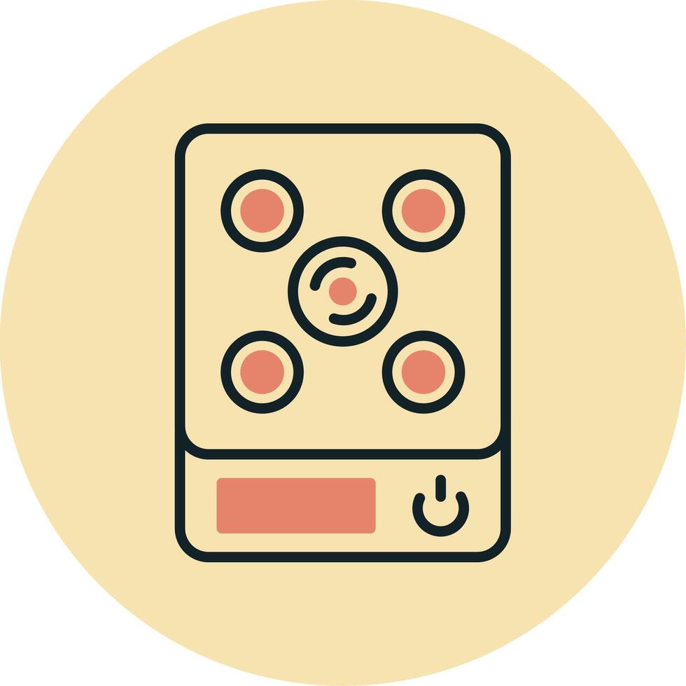 Induction Stove Vecto Icon vector