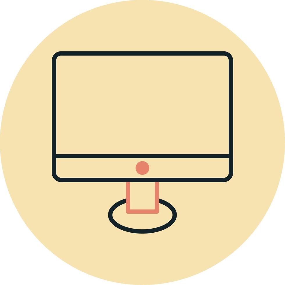 Moniter Screen Vecto Icon vector