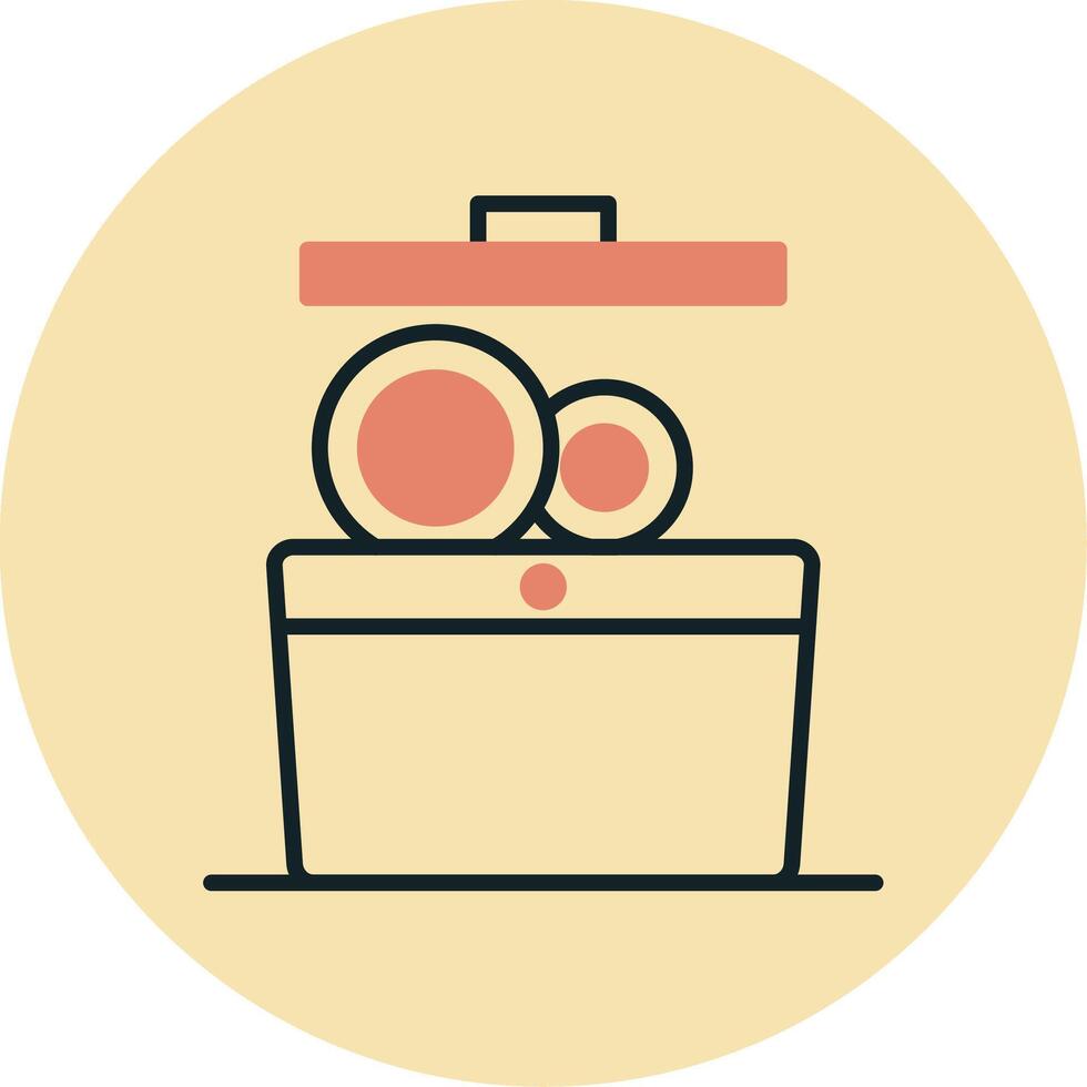 Dish Washer Vecto Icon vector