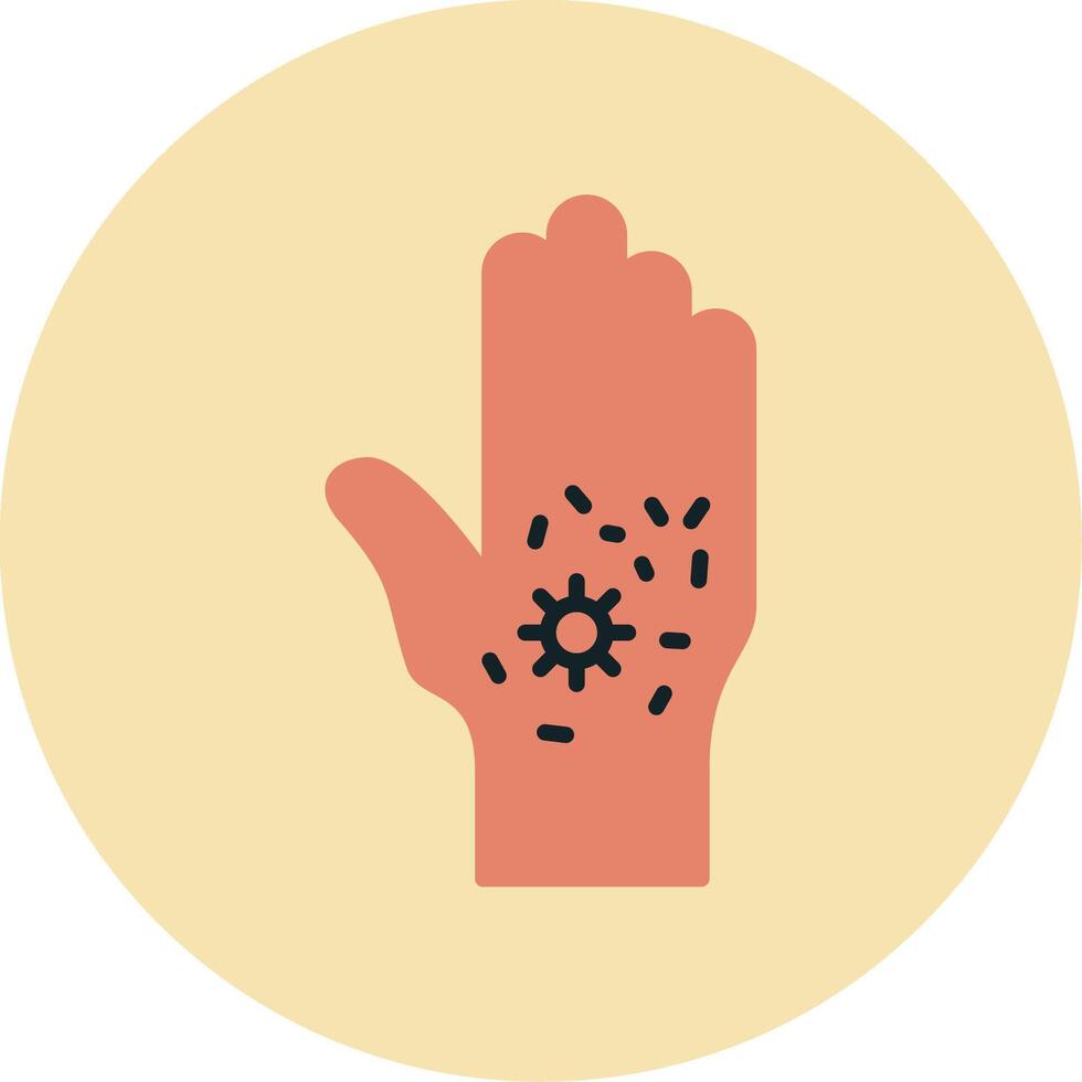 Dirty Hand Vecto Icon vector