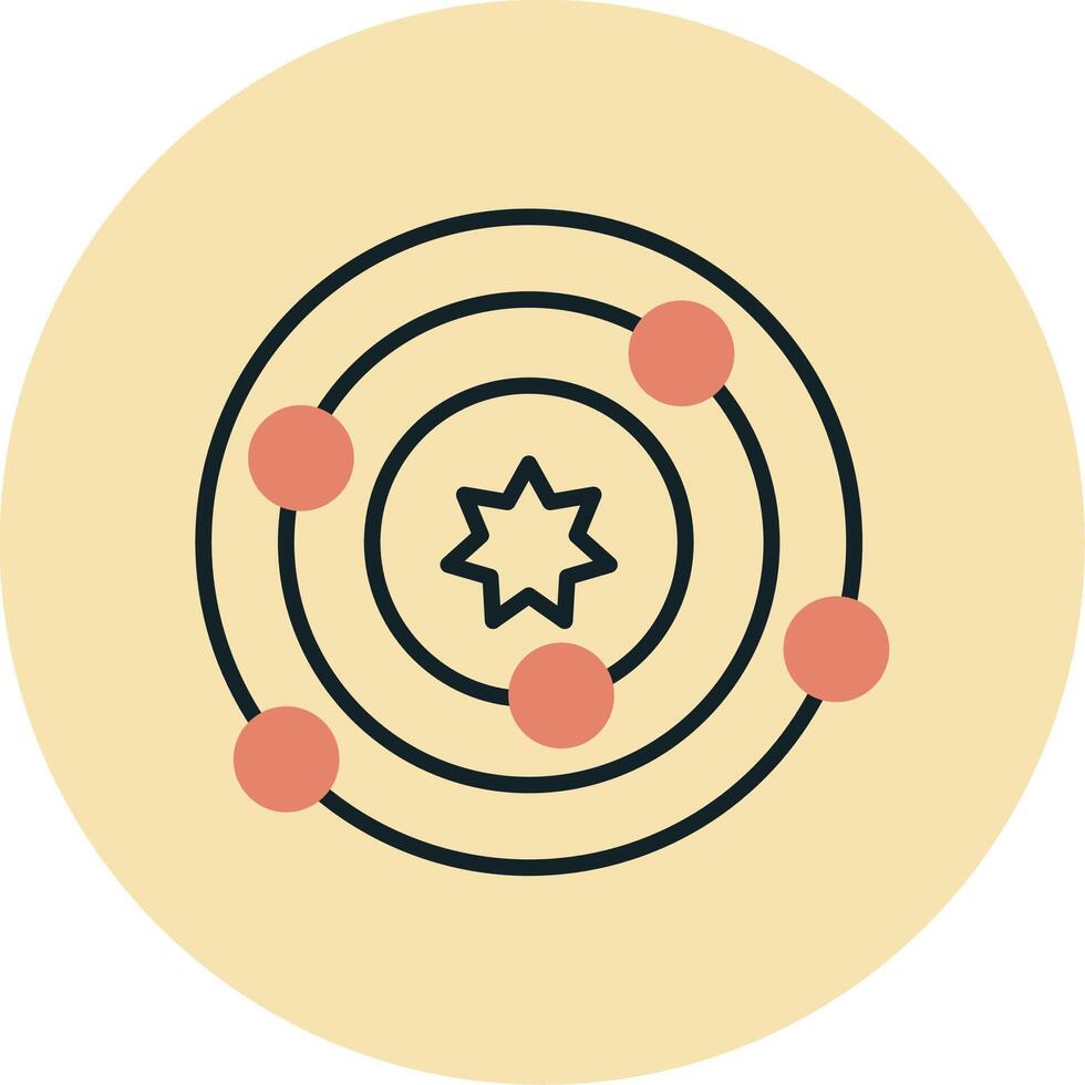 Solar System Vecto Icon vector