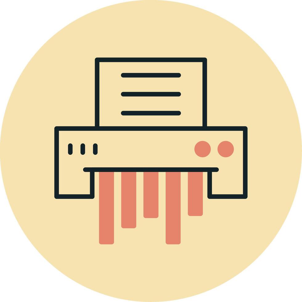 Paper Shredder Vecto Icon vector