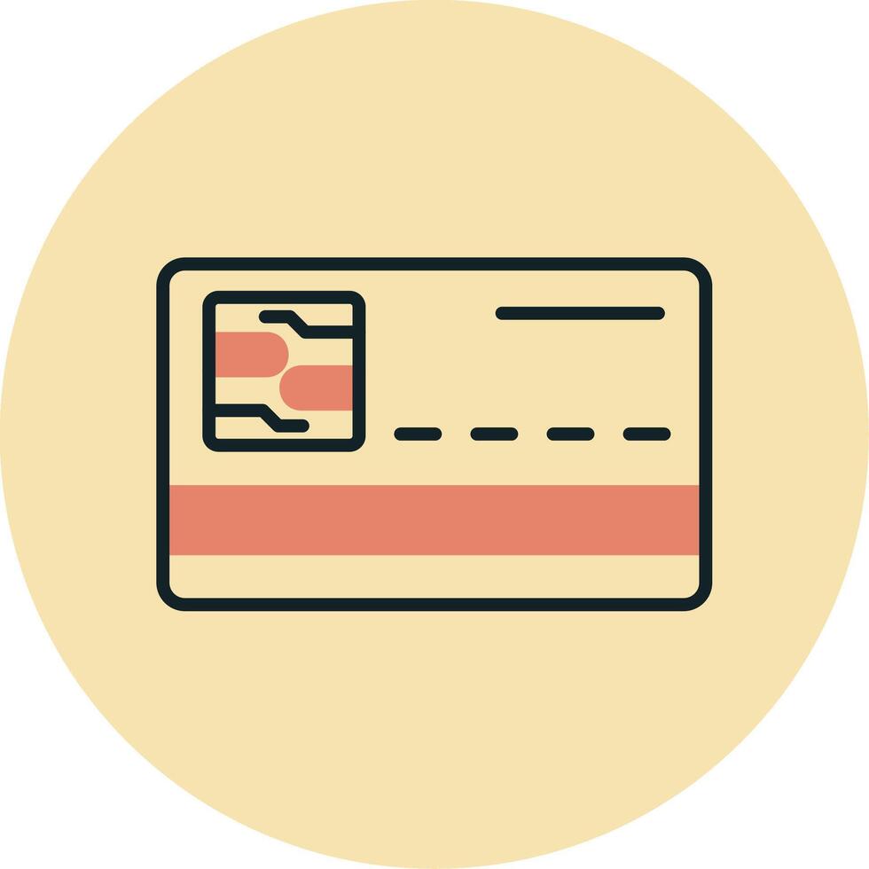 Smart Card Vecto Icon vector