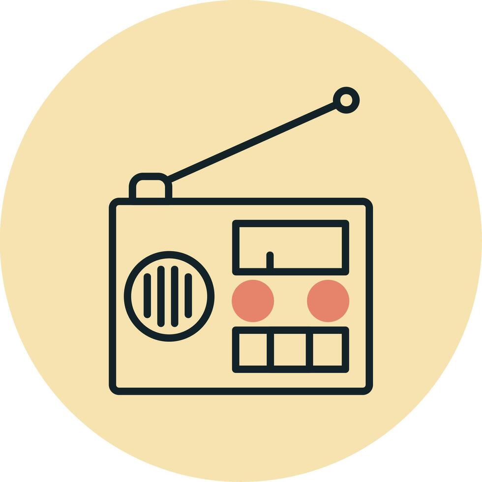 Radio Vecto Icon vector