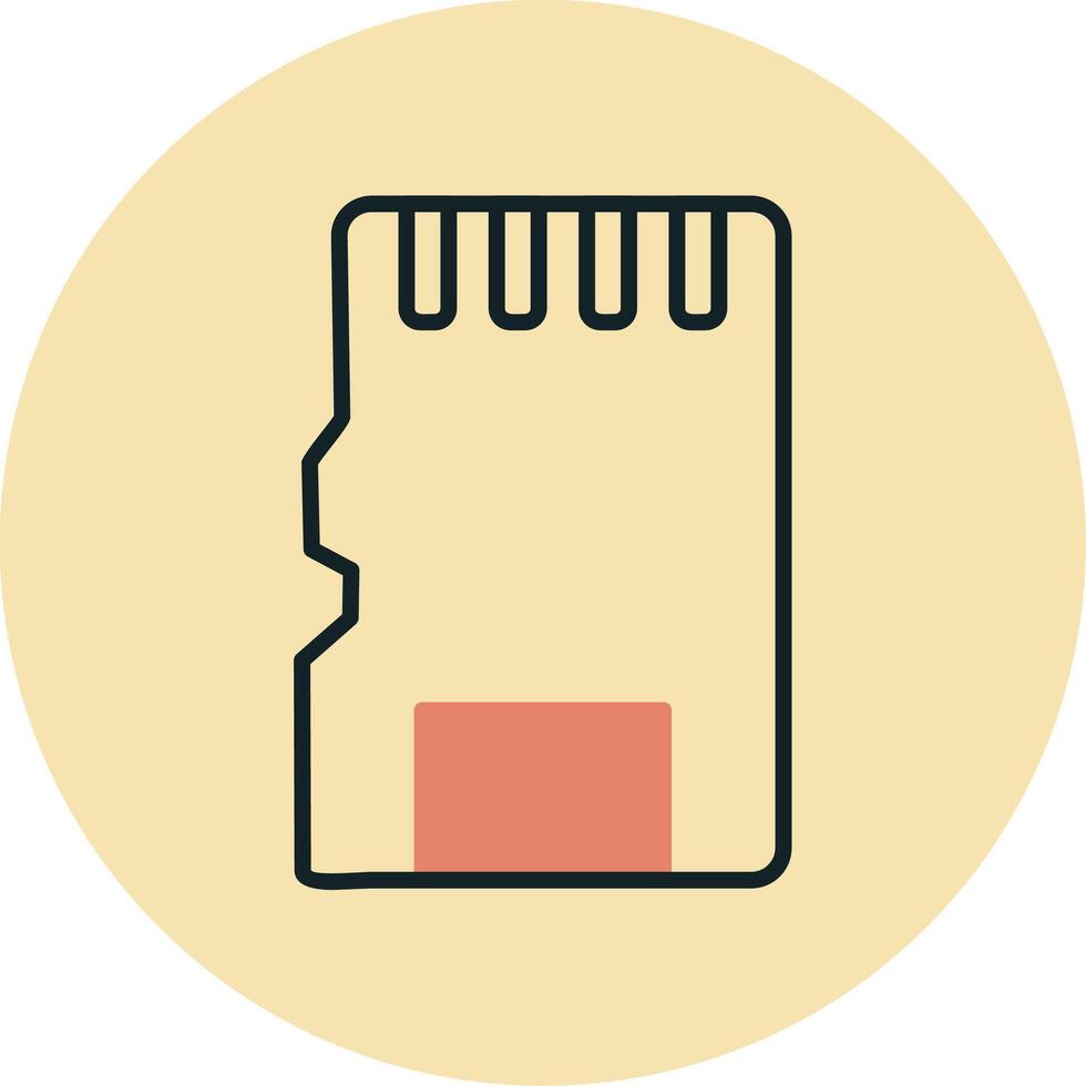 Sd Card Vecto Icon vector