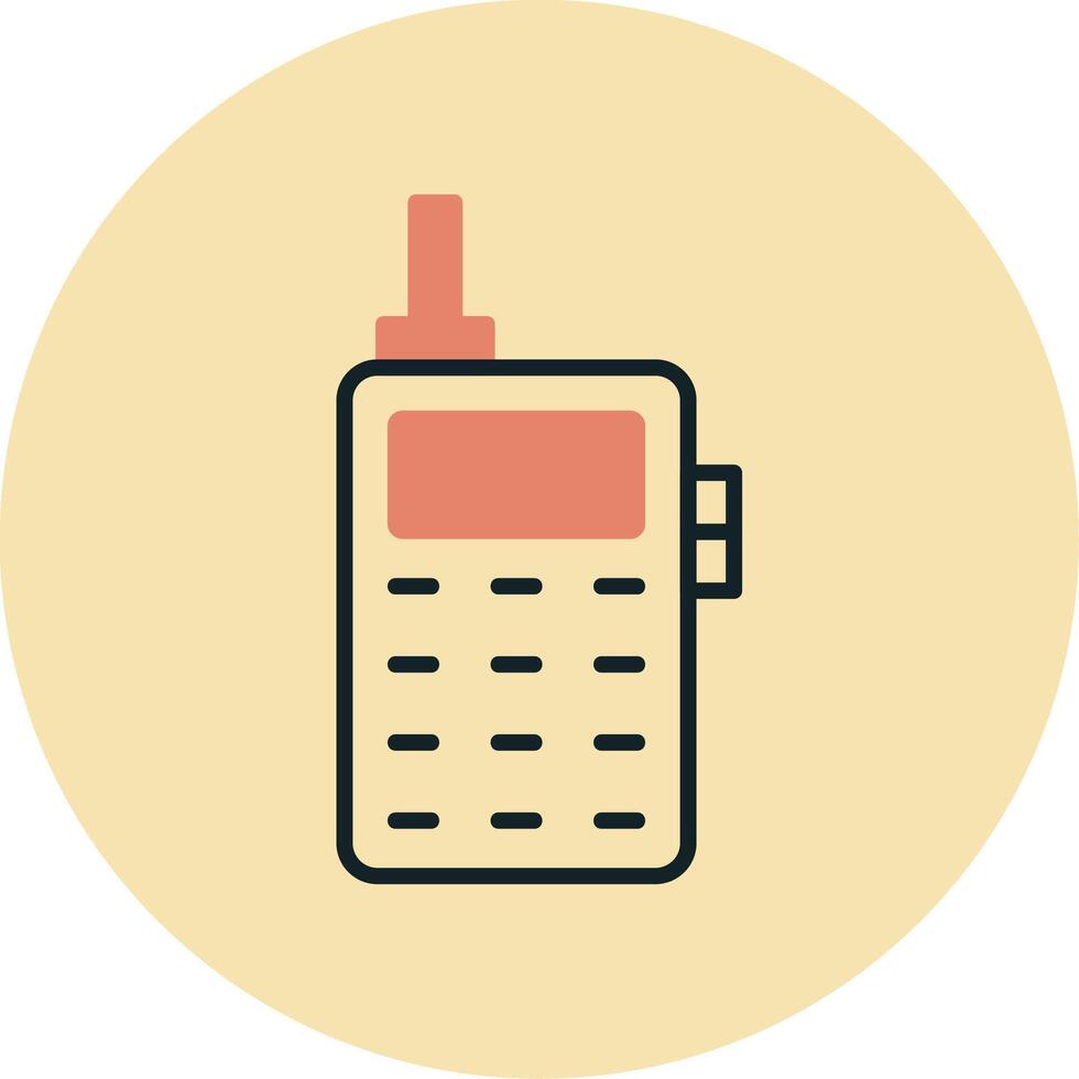 Old Phone Vecto Icon vector