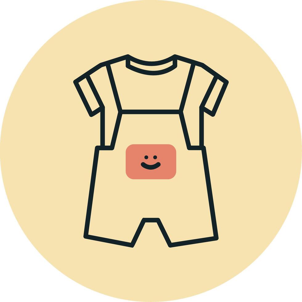 Dungarees Vecto Icon vector