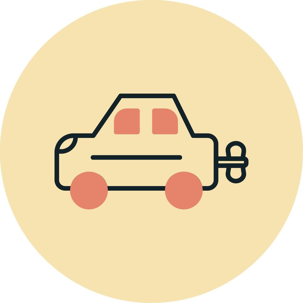 Car Toy Vecto Icon vector