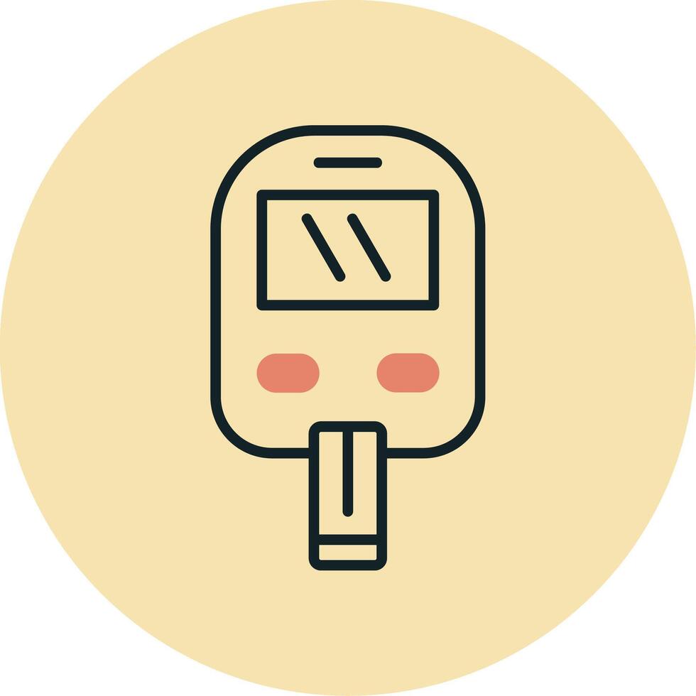 Glucometer Vecto Icon vector