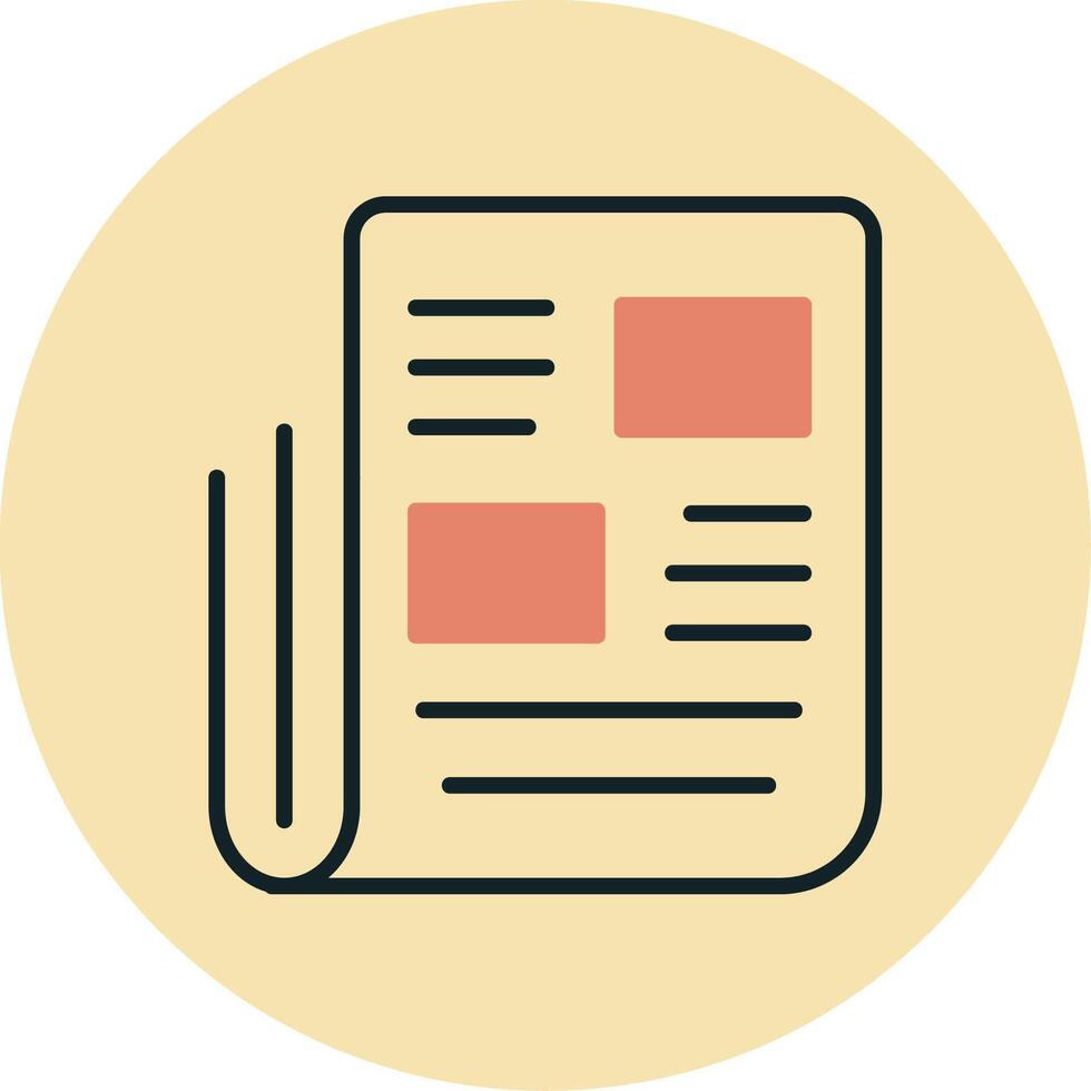 News paper Vecto Icon vector