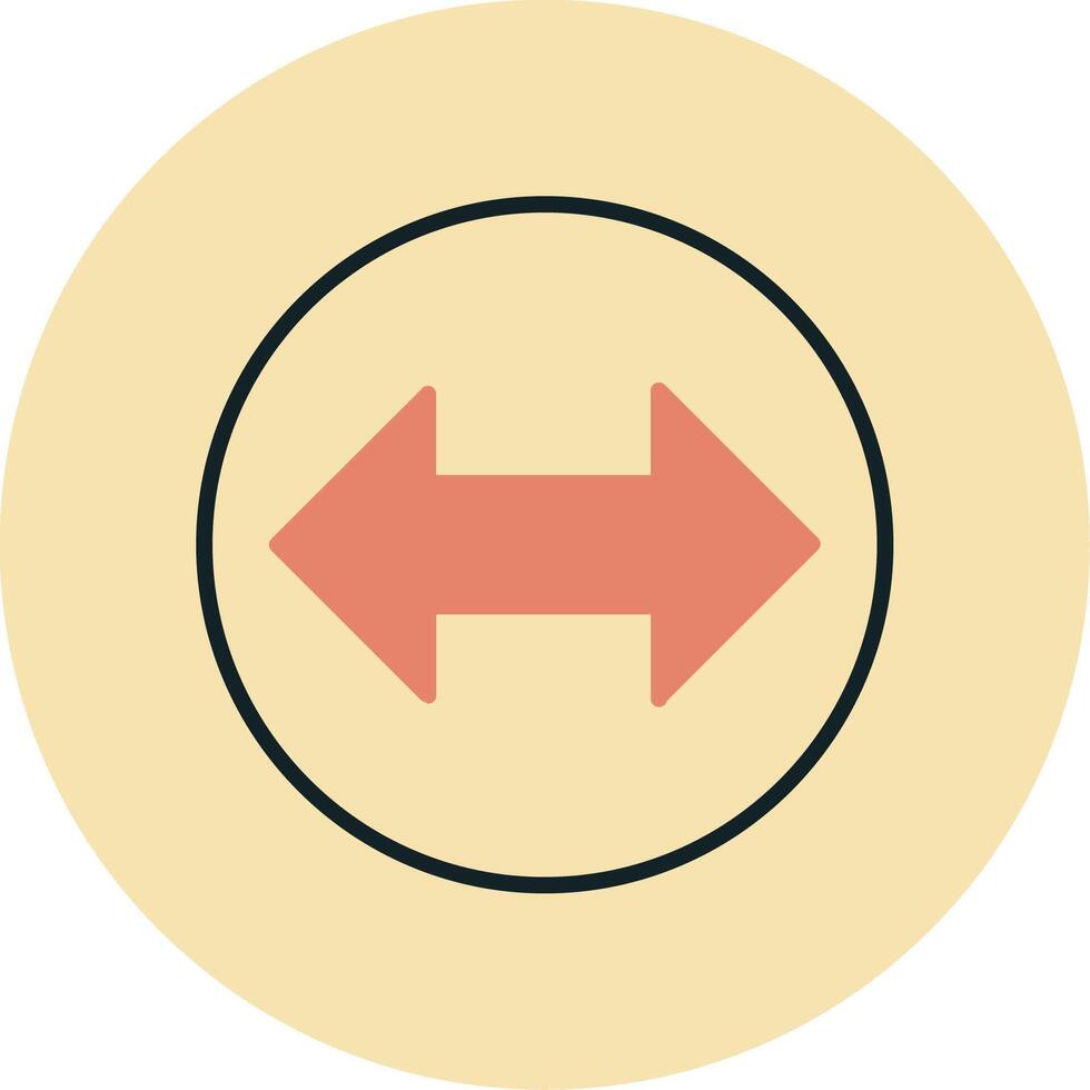 Two Arrows Vecto Icon vector