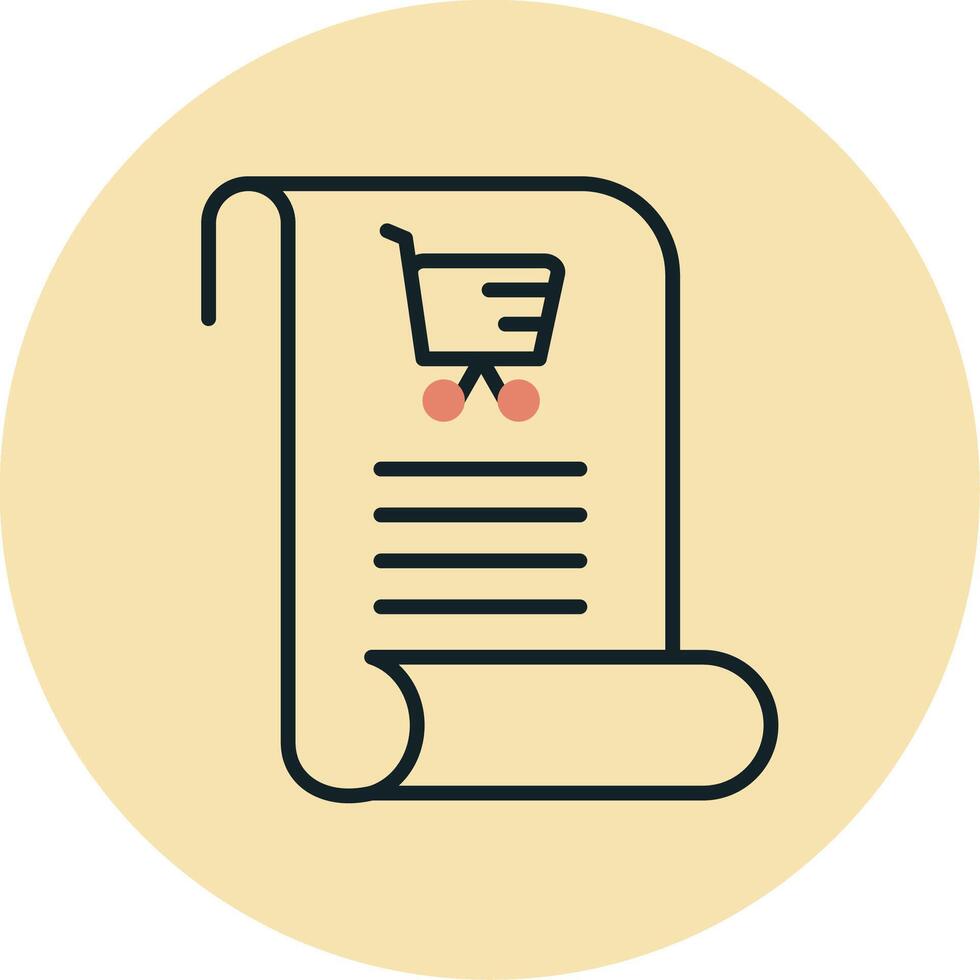 Shopping List Vecto Icon vector