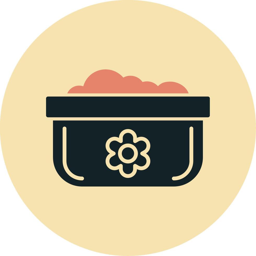 Dishwashing Pot Vecto Icon vector