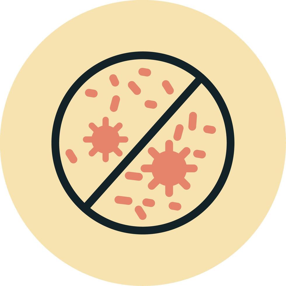 antibacteriano vecto icono vector