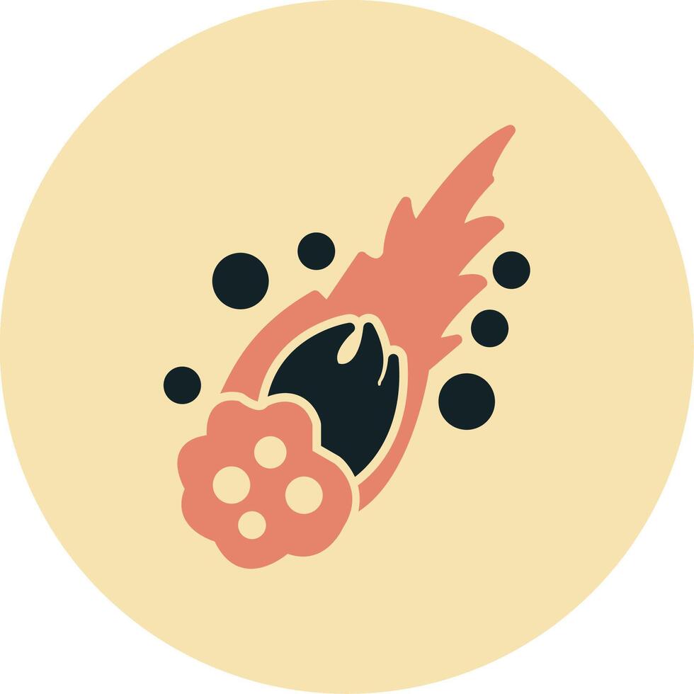 Meteor Vecto Icon vector